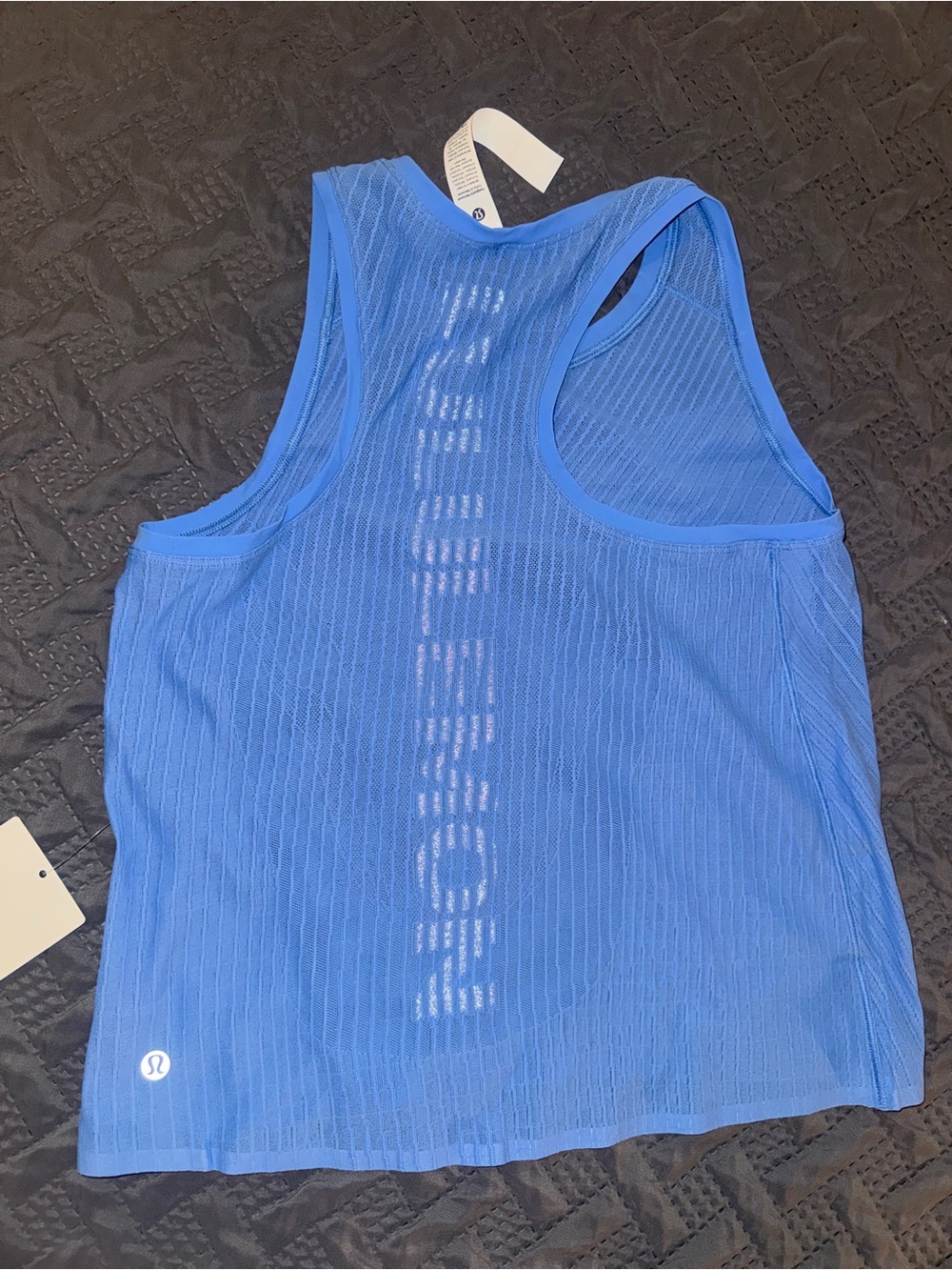 lululemon athletica Perforated Light-Blue Athletic Tank - Picture 2 of 3